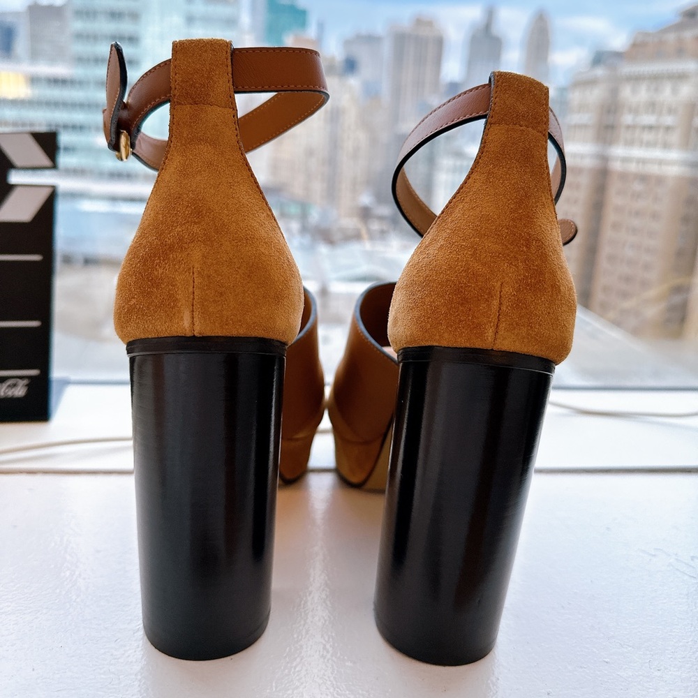Chloe suede platform heels - Picture 6 of 8